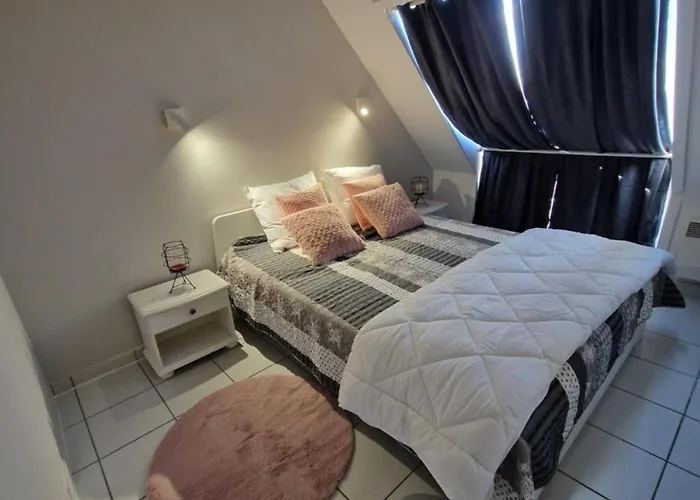 Apartment Very Large Duplex 4-bedroom Less Than 5 Minutes From The Sea! T46 *